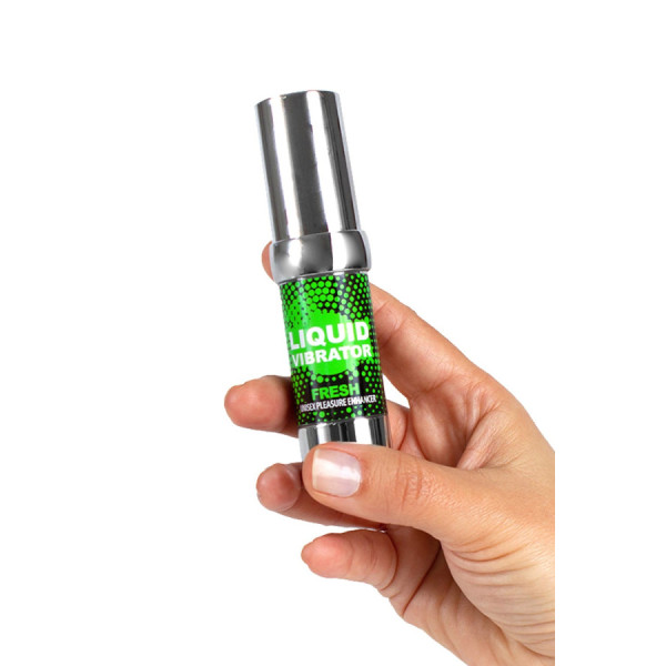 Liquide vibrant effet frais à la menthe unisexe 15ml 